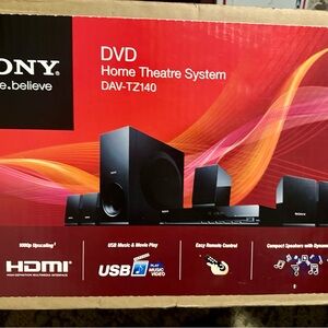 Sony Red and Black DVD Home Theatre System